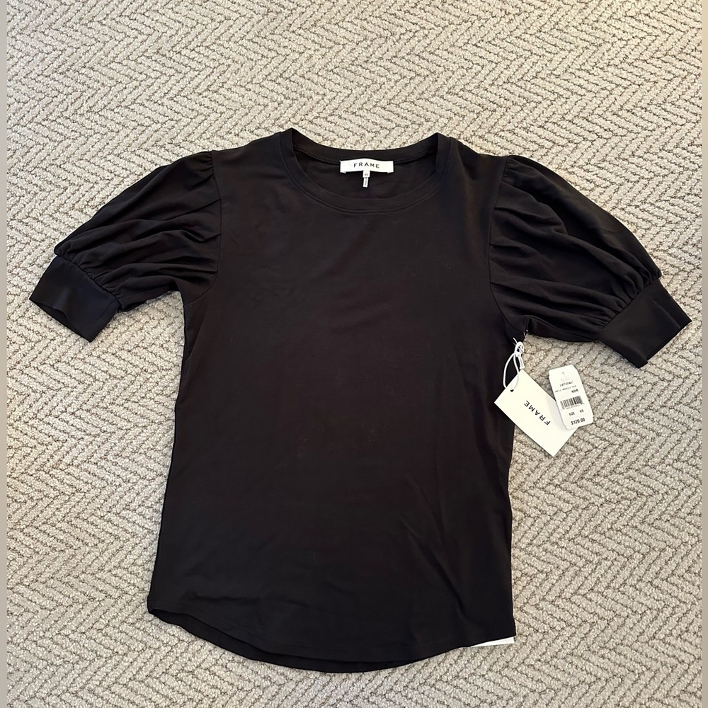 NWT Frame puff sleeve tee